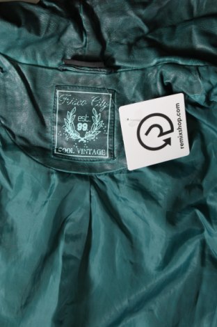 Γυναικείο δερμάτινο μπουφάν Colours Of The World, Μέγεθος M, Χρώμα Πράσινο, Τιμή 25,76 €