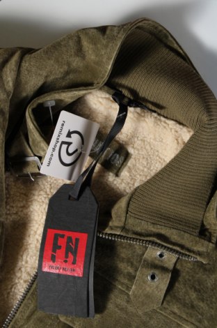 Dámska kožená bunda  Freaky Nation, Veľkosť L, Farba Zelená, Cena  74,69 €