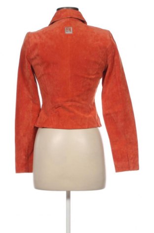 Γυναικείο δερμάτινο μπουφάν Freaky Nation, Μέγεθος XS, Χρώμα Πορτοκαλί, Τιμή 134,44 €