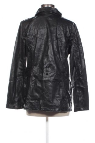 Дамско кожено яке H&M Divided, Размер L, Цвят Черен, Цена 10,78 лв.