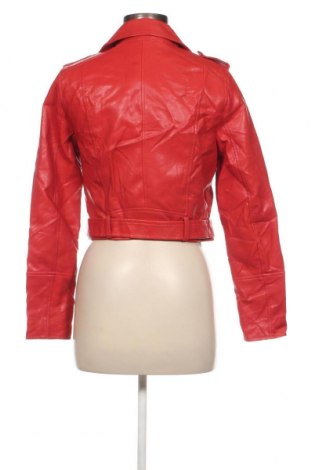 Damen Lederjacke Pull&Bear, Größe M, Farbe Rot, Preis 17,05 €