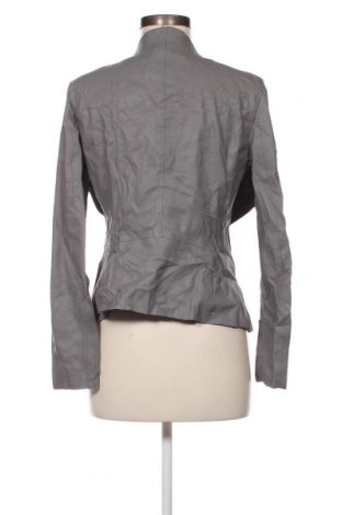 Damen Lederjacke Zara, Größe L, Farbe Grau, Preis 16,14 €