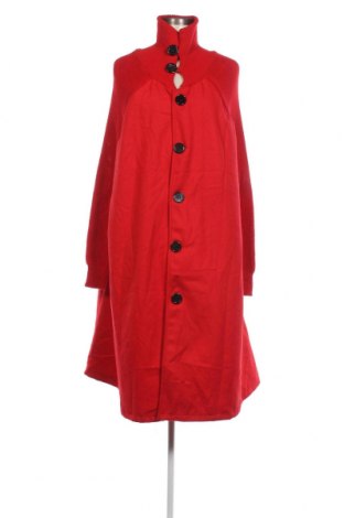 Γυναικείο παλτό, Μέγεθος 5XL, Χρώμα Κόκκινο, Τιμή 57,59 €
