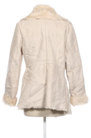 Дамско палто Bershka, Размер L, Цвят Бежов, Цена 32,10 лв.