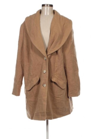 Γυναικείο παλτό Bpc Bonprix Collection, Μέγεθος XXL, Χρώμα  Μπέζ, Τιμή 23,17 €