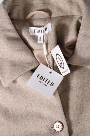 Γυναικείο παλτό Edited, Μέγεθος S, Χρώμα  Μπέζ, Τιμή 81,81 €