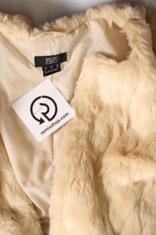 Дамско палто F&F, Размер S, Цвят Бежов, Цена 17,12 лв.