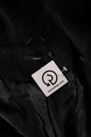 Дамско палто Fransa, Размер L, Цвят Черен, Цена 53,10 лв.