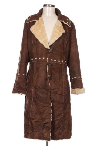 Γυναικείο παλτό Fred Sabatier, Μέγεθος L, Χρώμα Καφέ, Τιμή 9,65 €