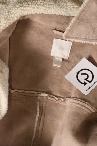 Дамско палто H&M, Размер S, Цвят Бежов, Цена 37,45 лв.