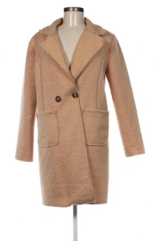 Γυναικείο παλτό Made In Italy, Μέγεθος S, Χρώμα  Μπέζ, Τιμή 37,76 €