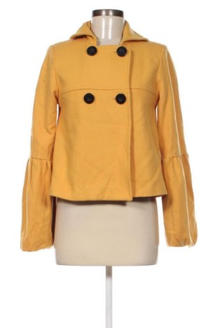 Дамско палто Mohito, Размер S, Цвят Жълт, Цена 13,91 лв.