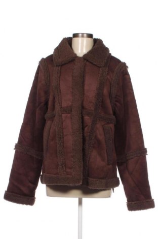 Дамско палто NA-KD, Размер L, Цвят Кафяв, Цена 31,60 лв.