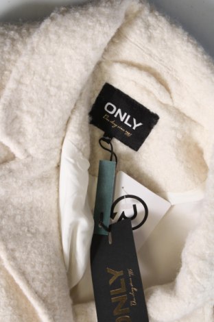 Γυναικείο παλτό ONLY, Μέγεθος S, Χρώμα Λευκό, Τιμή 56,19 €