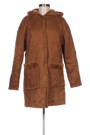 Palton de femei Pull&Bear, Mărime M, Culoare Maro, Preț 105,59 Lei