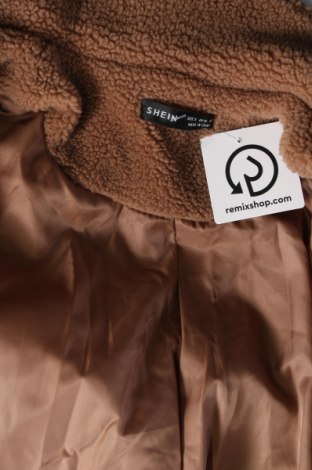 Γυναικείο παλτό SHEIN, Μέγεθος S, Χρώμα Καφέ, Τιμή 23,17 €
