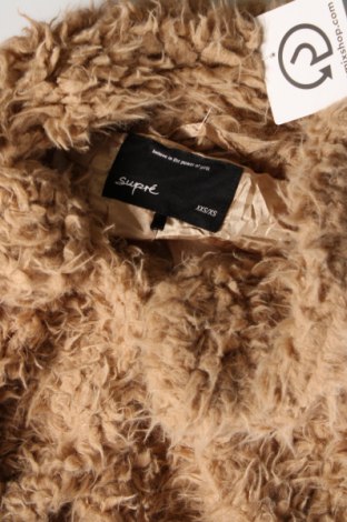 Γυναικείο παλτό Supre, Μέγεθος XXS, Χρώμα  Μπέζ, Τιμή 13,07 €