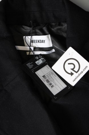 Дамско палто Weekday, Размер M, Цвят Черен, Цена 101,23 лв.