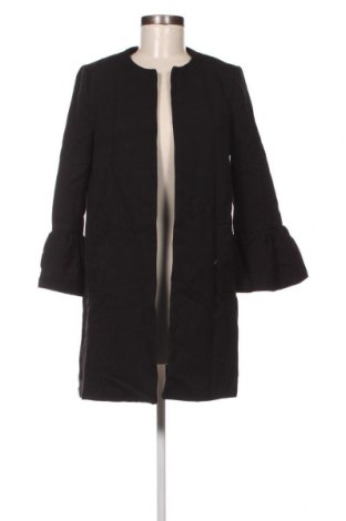 Дамско палто Zara, Размер M, Цвят Черен, Цена 21,45 лв.