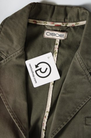 Дамско сако Cherokee, Размер M, Цвят Зелен, Цена 6,60 лв.