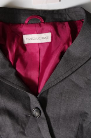 Дамско сако Franco Callegari, Размер S, Цвят Сив, Цена 43,94 лв.