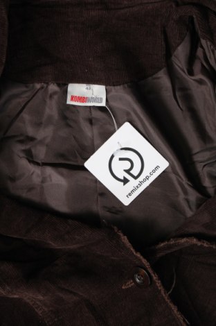 Дамско сако Kombiworld, Размер L, Цвят Кафяв, Цена 13,20 лв.