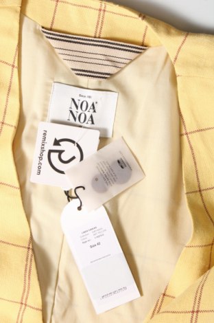 Γυναικείο σακάκι Noa Noa, Μέγεθος L, Χρώμα Κίτρινο, Τιμή 18,63 €