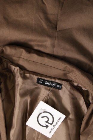 Γυναικείο σακάκι SHEIN, Μέγεθος XS, Χρώμα Καφέ, Τιμή 5,99 €