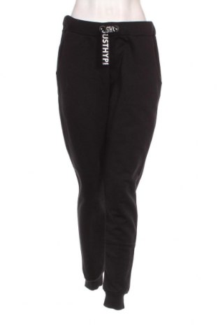 Γυναικείο αθλητικό παντελόνι Just Hype, Μέγεθος M, Χρώμα Μαύρο, Τιμή 11,96 €