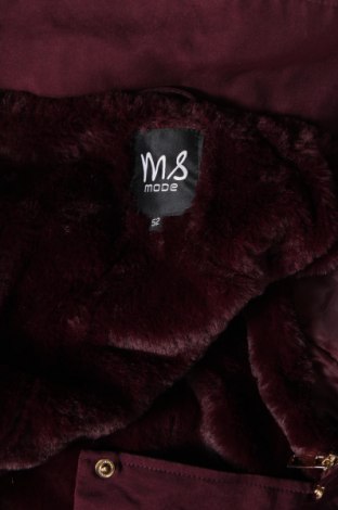 Дамско яке Ms Mode, Размер 3XL, Цвят Червен, Цена 40,02 лв.