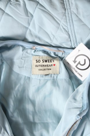 Γυναικείο μπουφάν So Sweet, Μέγεθος M, Χρώμα Μπλέ, Τιμή 15,16 €