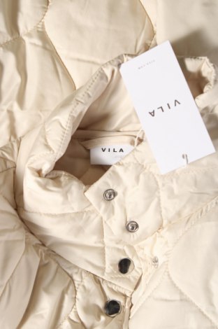 Γυναικείο μπουφάν VILA, Μέγεθος L, Χρώμα Εκρού, Τιμή 11,84 €
