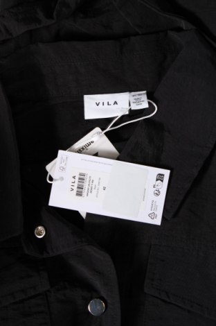 Γυναικείο μπουφάν VILA, Μέγεθος L, Χρώμα Μαύρο, Τιμή 12,68 €
