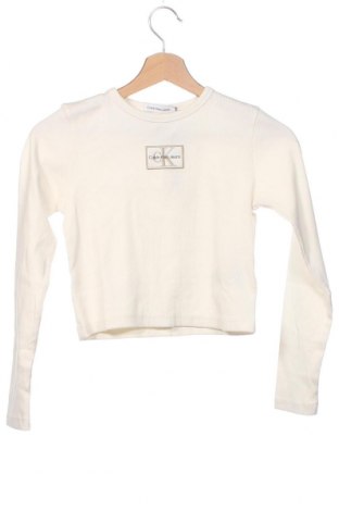 Dziecięca bluzka Calvin Klein Jeans, Rozmiar 11-12y/ 152-158 cm, Kolor Biały, Cena 263,88 zł