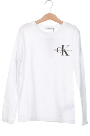 Dziecięca bluzka Calvin Klein Jeans, Rozmiar 9-10y/ 140-146 cm, Kolor Biały, Cena 200,55 zł