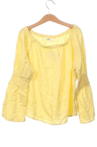 Детска блуза H&M, Размер 11-12y/ 152-158 см, Цвят Жълт, Цена 6,94 лв.