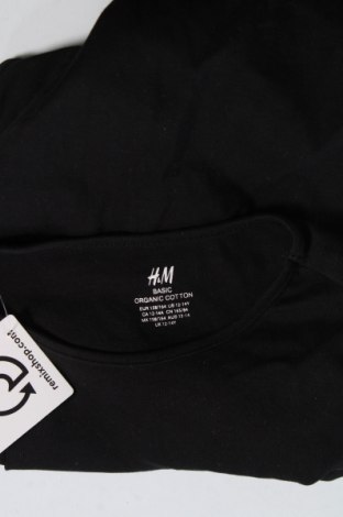 Bluză pentru copii H&M, Mărime 12-13y/ 158-164 cm, Culoare Negru, Preț 16,16 Lei