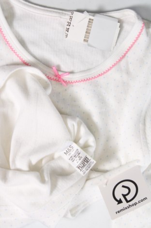 Kinder Shirt Marks & Spencer, Größe 11-12y/ 152-158 cm, Farbe Weiß, Preis 7,89 €