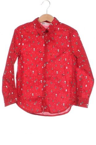 Kinderhemd H&M, Größe 5-6y/ 116-122 cm, Farbe Rot, Preis 8,30 €