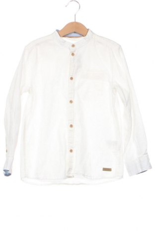 Kinderhemd H&M, Größe 7-8y/ 128-134 cm, Farbe Weiß, Preis 7,67 €