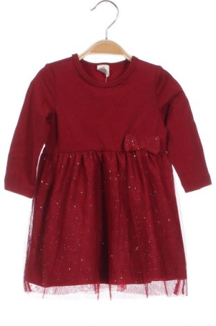 Детска рокля H&M, Размер 9-12m/ 74-80 см, Цвят Червен, Цена 15,68 лв.