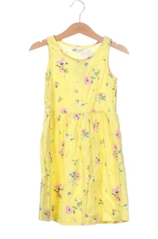 Детска рокля H&M, Размер 4-5y/ 110-116 см, Цвят Жълт, Цена 13,65 лв.