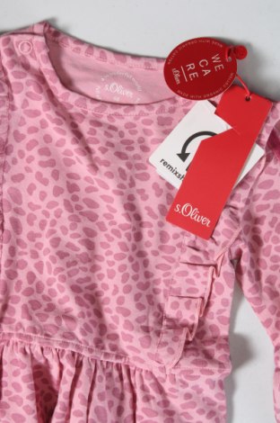 Detské šaty  S.Oliver, Veľkosť 3-6m/ 62-68 cm, Farba Ružová, Cena  35,57 €
