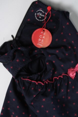 Παιδικό φόρεμα S.Oliver, Μέγεθος 3-6m/ 62-68 εκ., Χρώμα Μπλέ, Τιμή 12,22 €