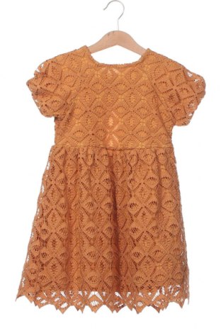 Детска рокля Zara, Размер 6-7y/ 122-128 см, Цвят Кафяв, Цена 41,55 лв.