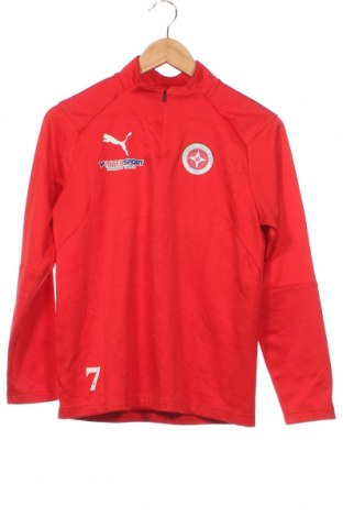 Детска спортна блуза PUMA, Размер 12-13y/ 158-164 см, Цвят Червен, Цена 28,80 лв.