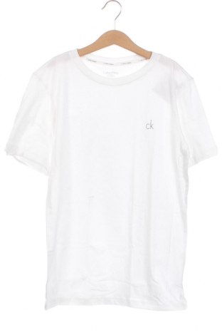 Kinder T-Shirt Calvin Klein, Größe 12-13y/ 158-164 cm, Farbe Weiß, Preis 29,69 €