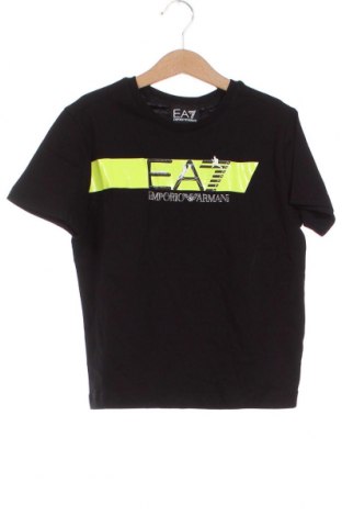 Kinder T-Shirt Emporio Armani, Größe 7-8y/ 128-134 cm, Farbe Schwarz, Preis 24,43 €