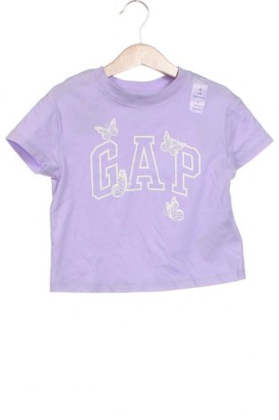 Kinder T-Shirt Gap, Größe 4-5y/ 110-116 cm, Farbe Lila, Preis 9,28 €