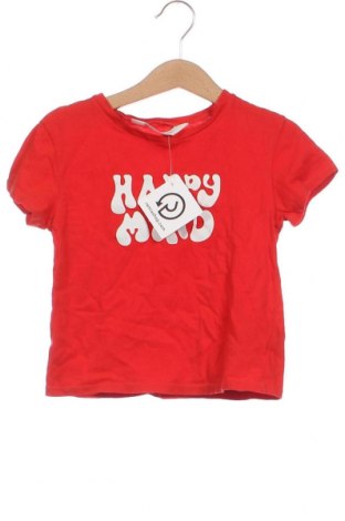 Детска тениска H&M, Размер 2-3y/ 98-104 см, Цвят Червен, Цена 12,40 лв.